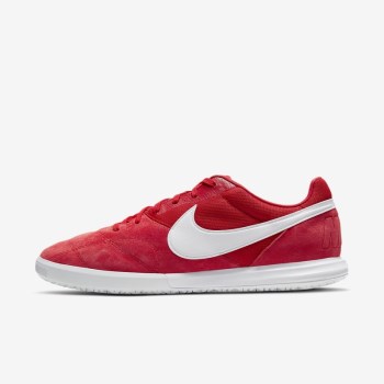 Nike Premier 2 Sala IC - Női Focicipő - Piros/Piros/Fehér